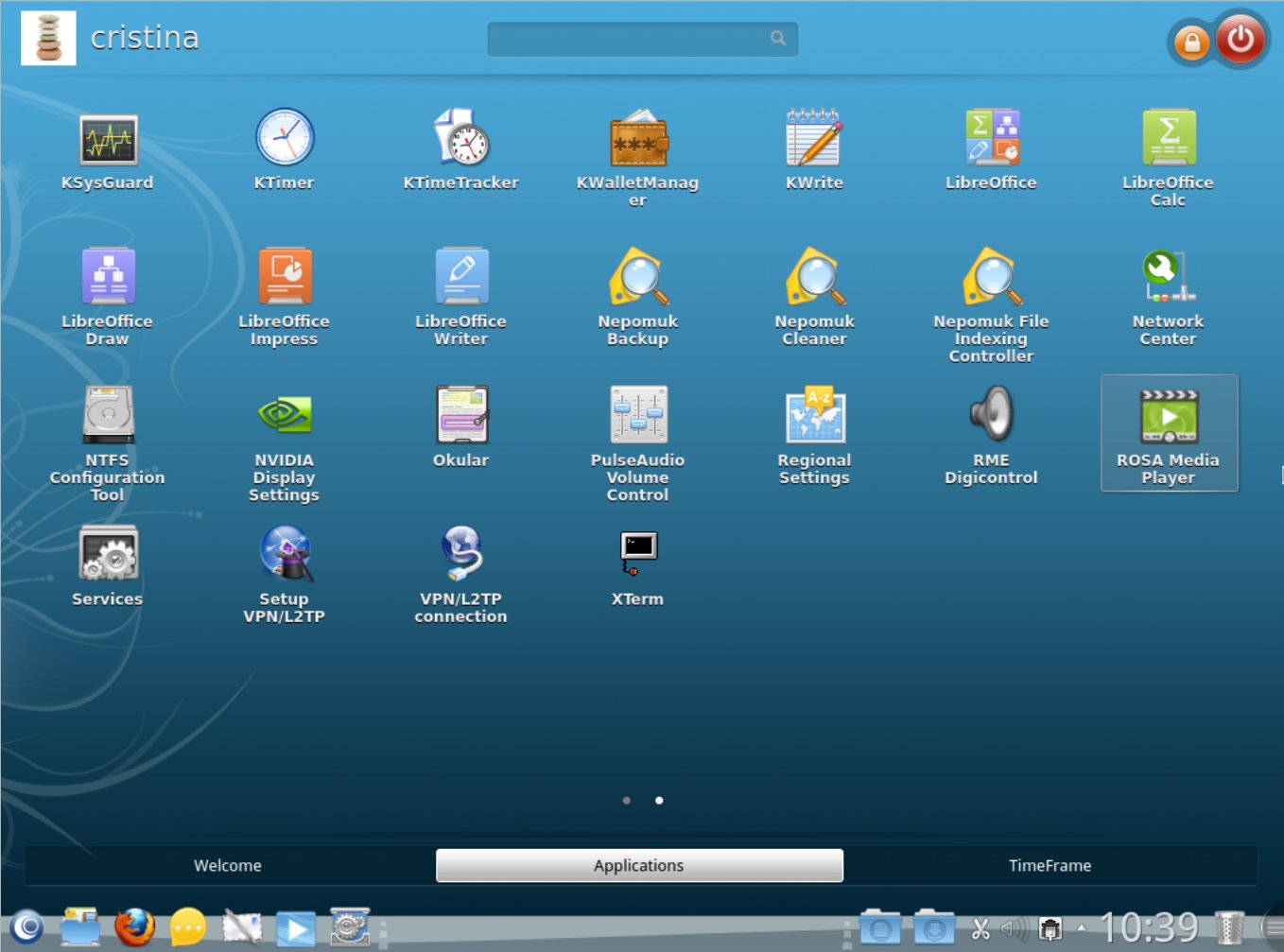imagem do linux Mandriva