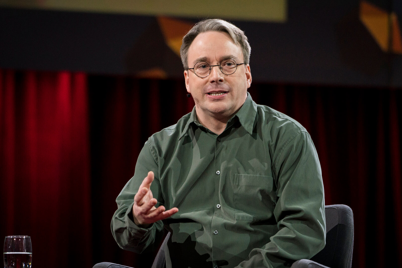 imagem de linus Torvalds